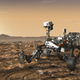 Conceptual image of NASA’s Mars 2020 rover.